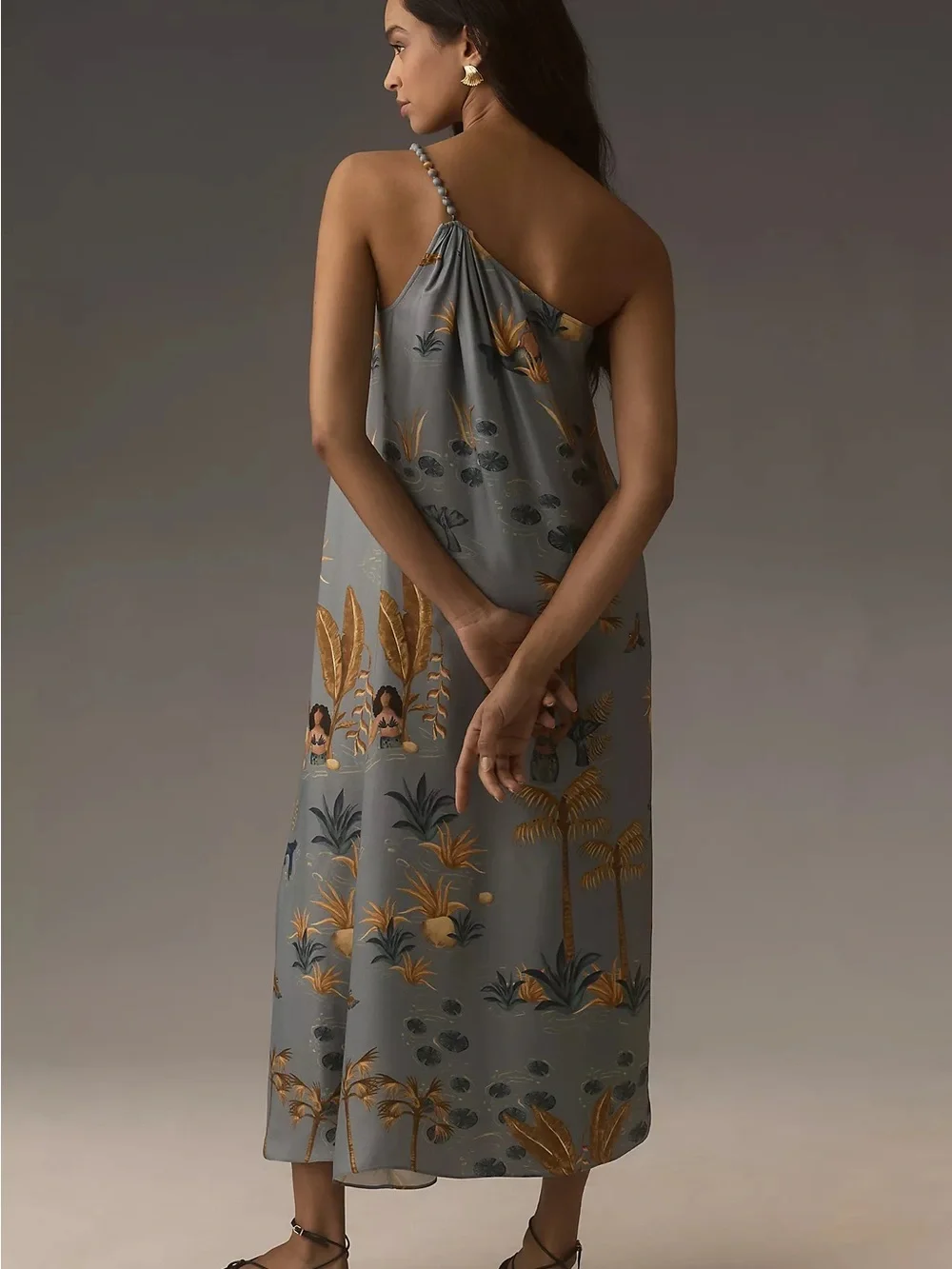 FARM Rio One-Shoulder Maxi Dress - Picture 3 of 8